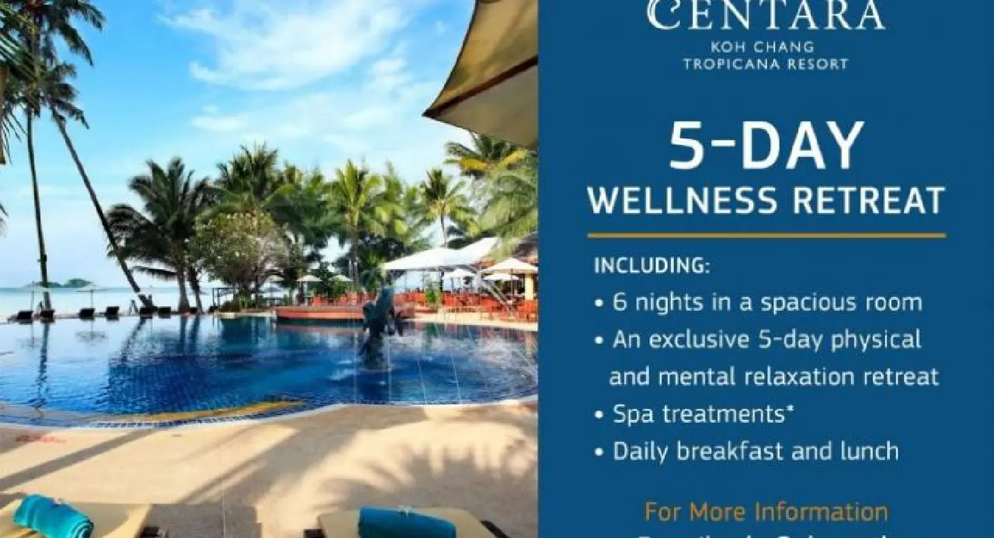 German expert to lead 5-day stress relief retreats at Centara Koh Chang resort German expert to lead 5-day stress relief retreats at Centara Koh Chang resort