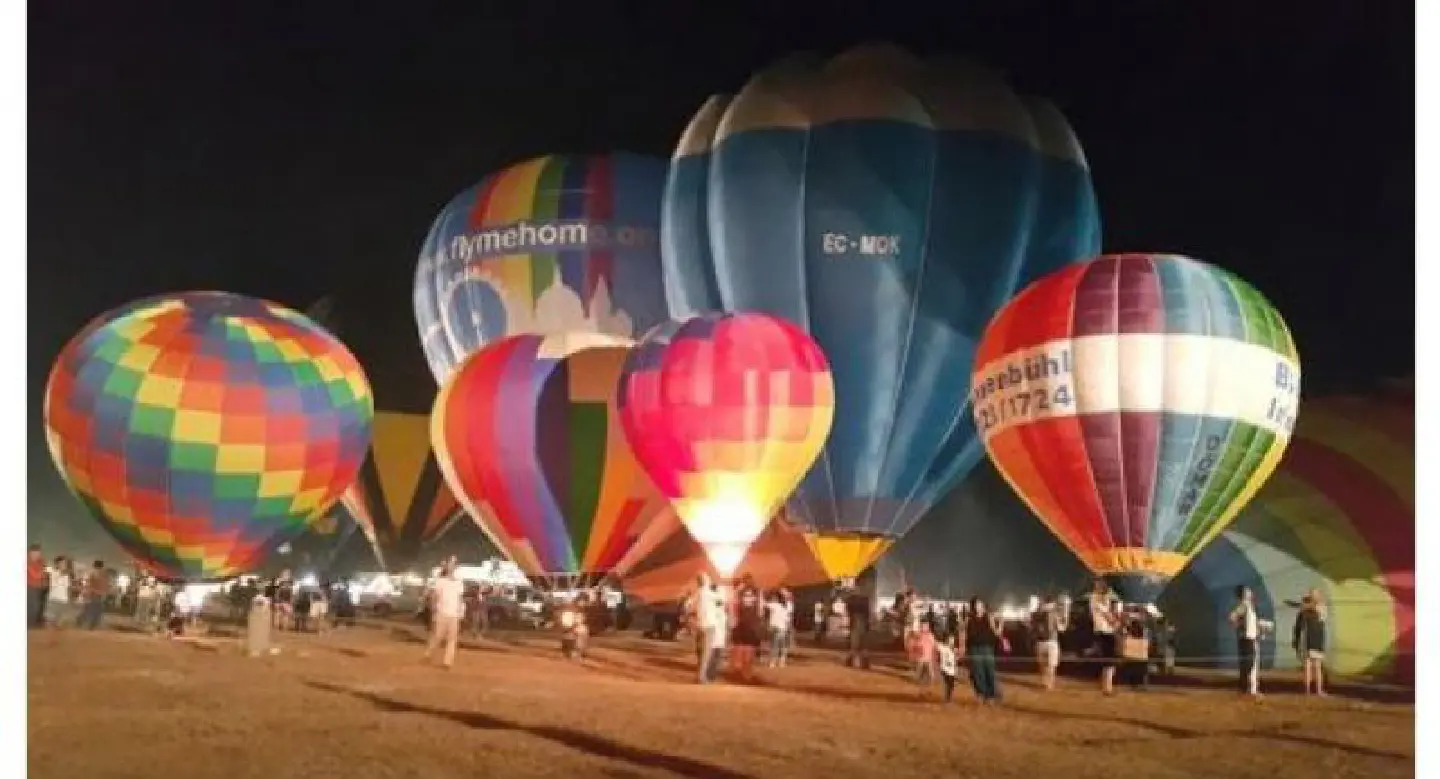 Balloon fest on a high