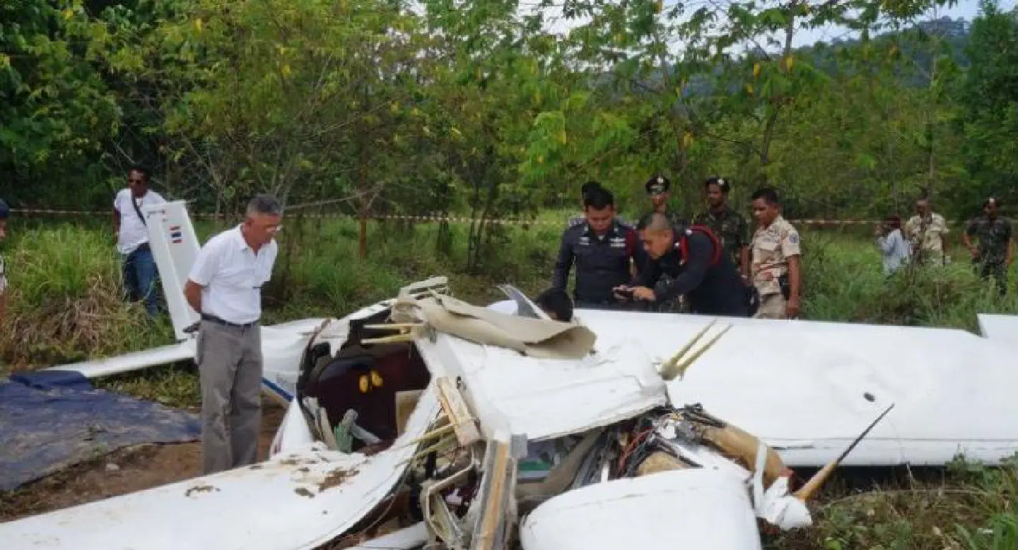 Pilots killed, student passengers survive plane crash in Phuket Pilots killed, student passengers survive plane crash in Phuket