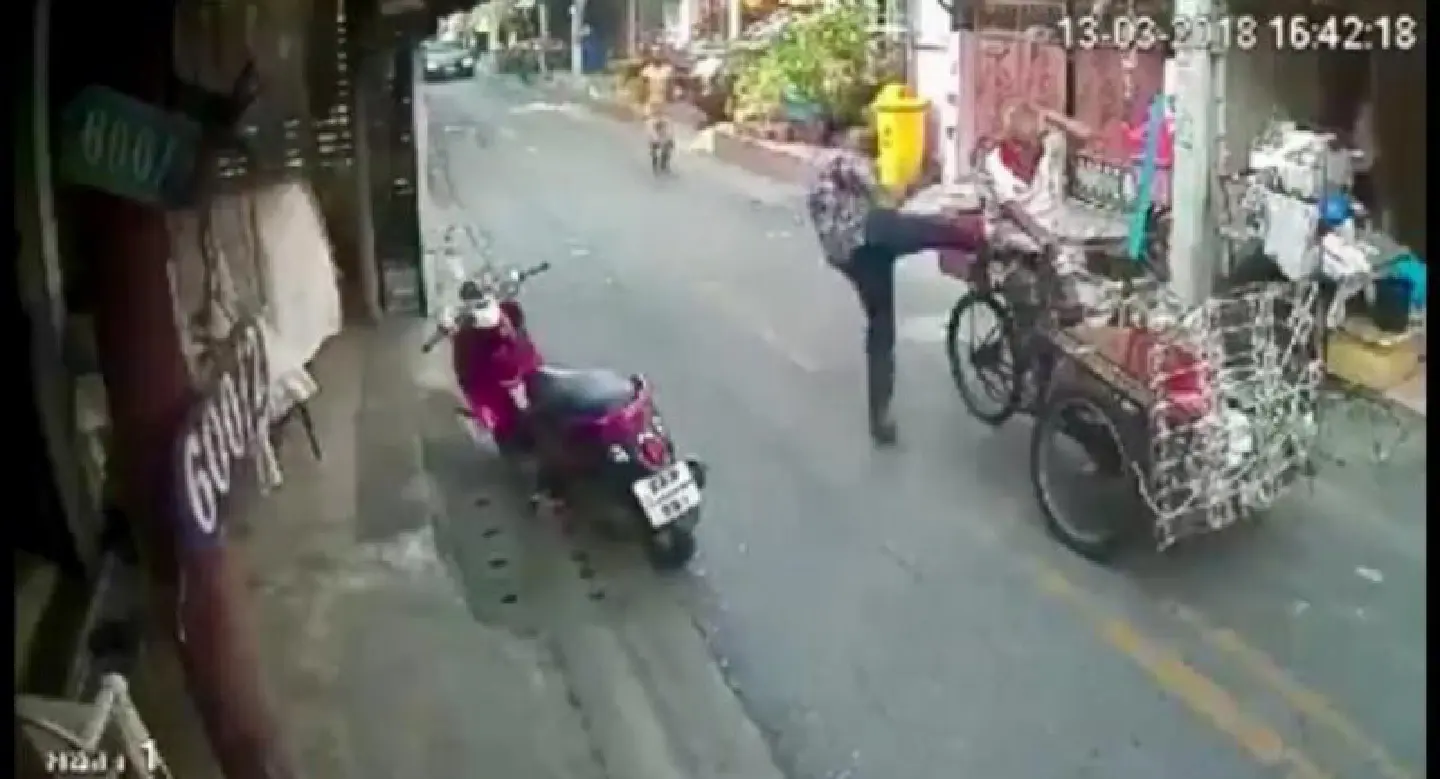 Young motorcyclist arrested for assaulting 82-year-old Young motorcyclist arrested for assaulting 82-year-old