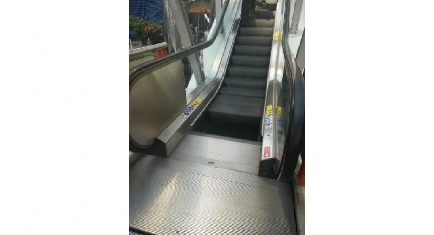 All BTS escalators to be checked after complaint of loose step All BTS escalators to be checked after complaint of loose step