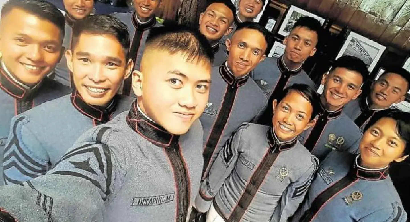 Thai cadet taking PMA training back home