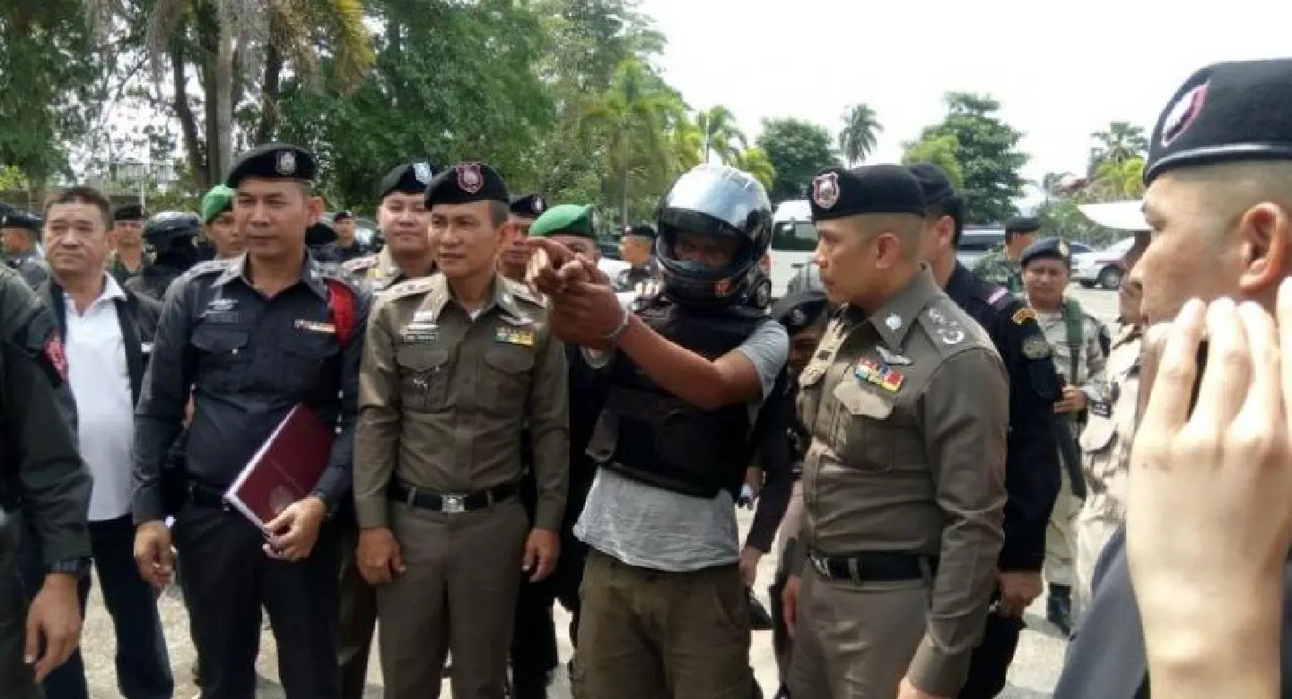 Third suspect in Sa Kaew double murder re-enacts crime