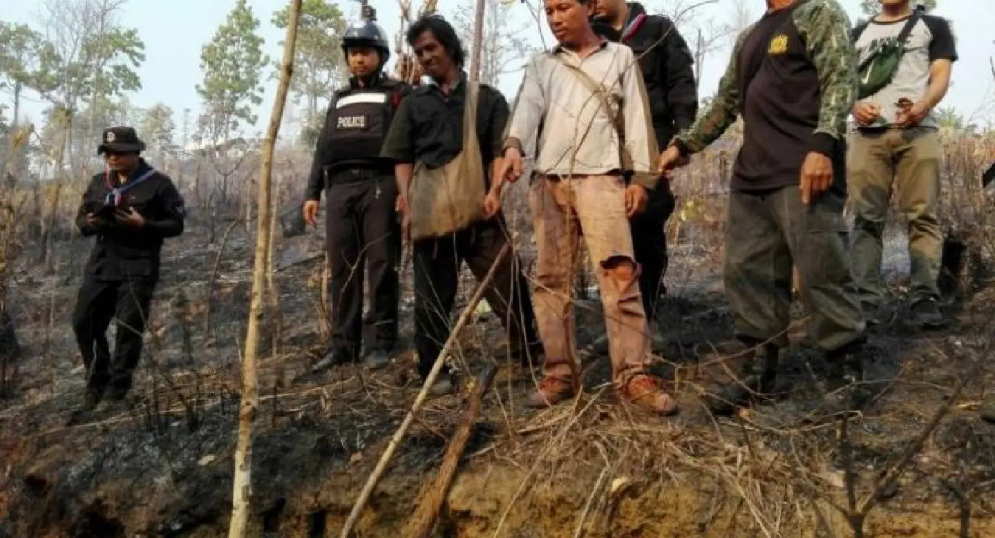 Myanmar men arrested for causing forest fire Myanmar men arrested for causing forest fire