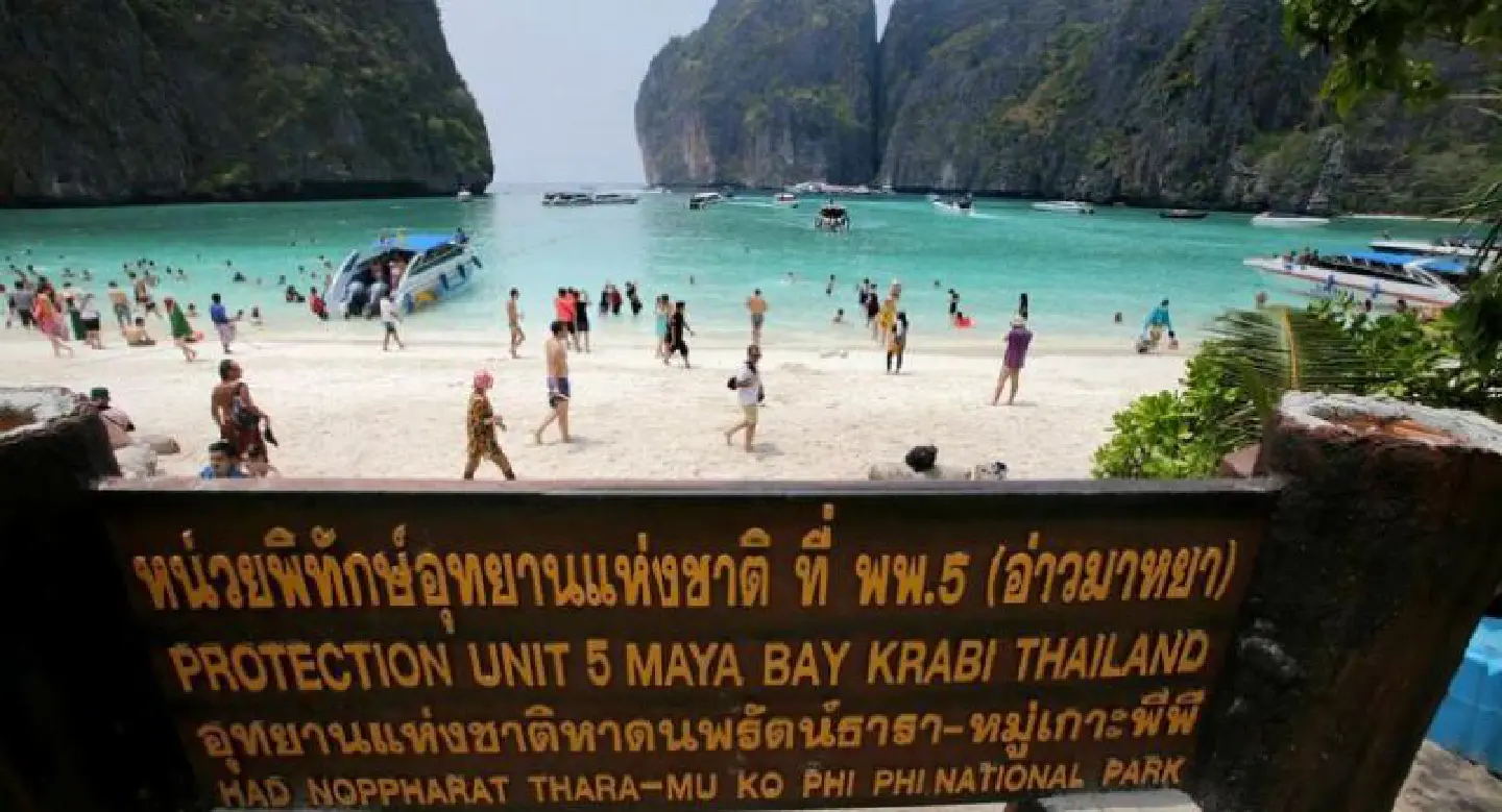 Maya Bay off limits Maya Bay off limits