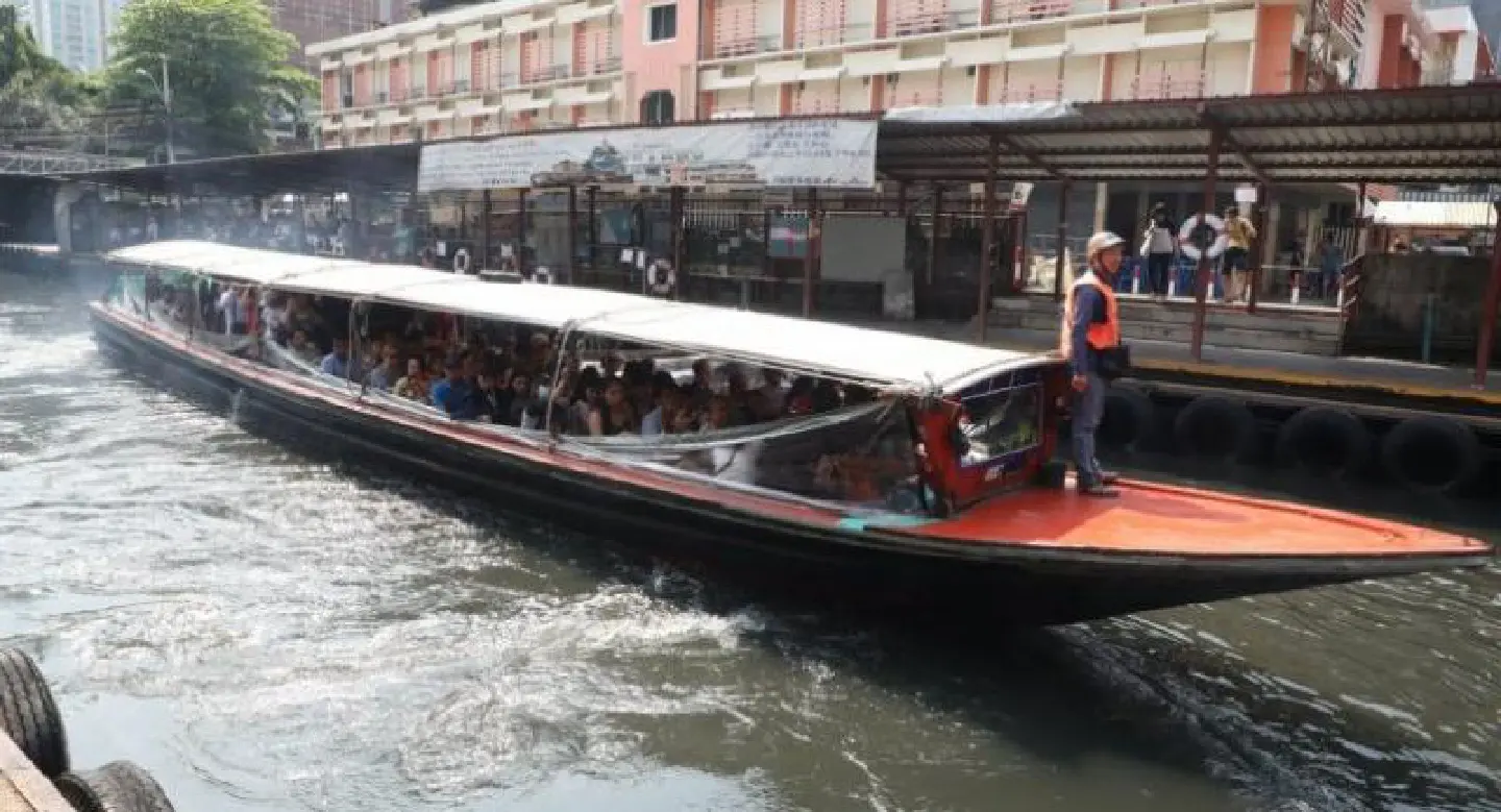 Saen Saeb canal boat service closing for Songkran holidays Saen Saeb canal boat service closing for Songkran holidays