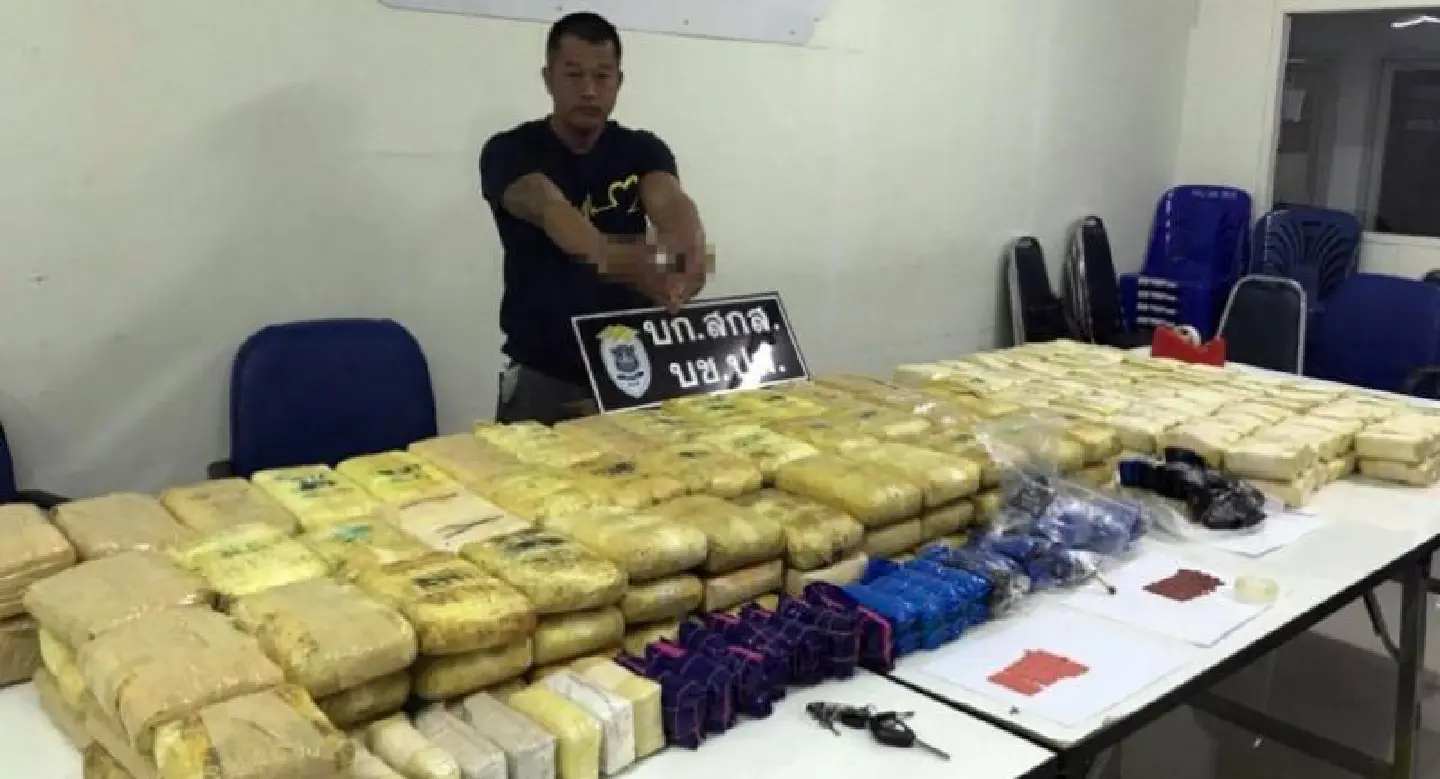 Major yaba bust in Lop Buri Major yaba bust in Lop Buri