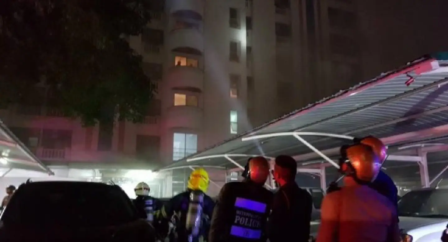 BMA declares fire-damaged Rajtevee Apartment off-limits BMA declares fire-damaged Rajtevee Apartment off-limits