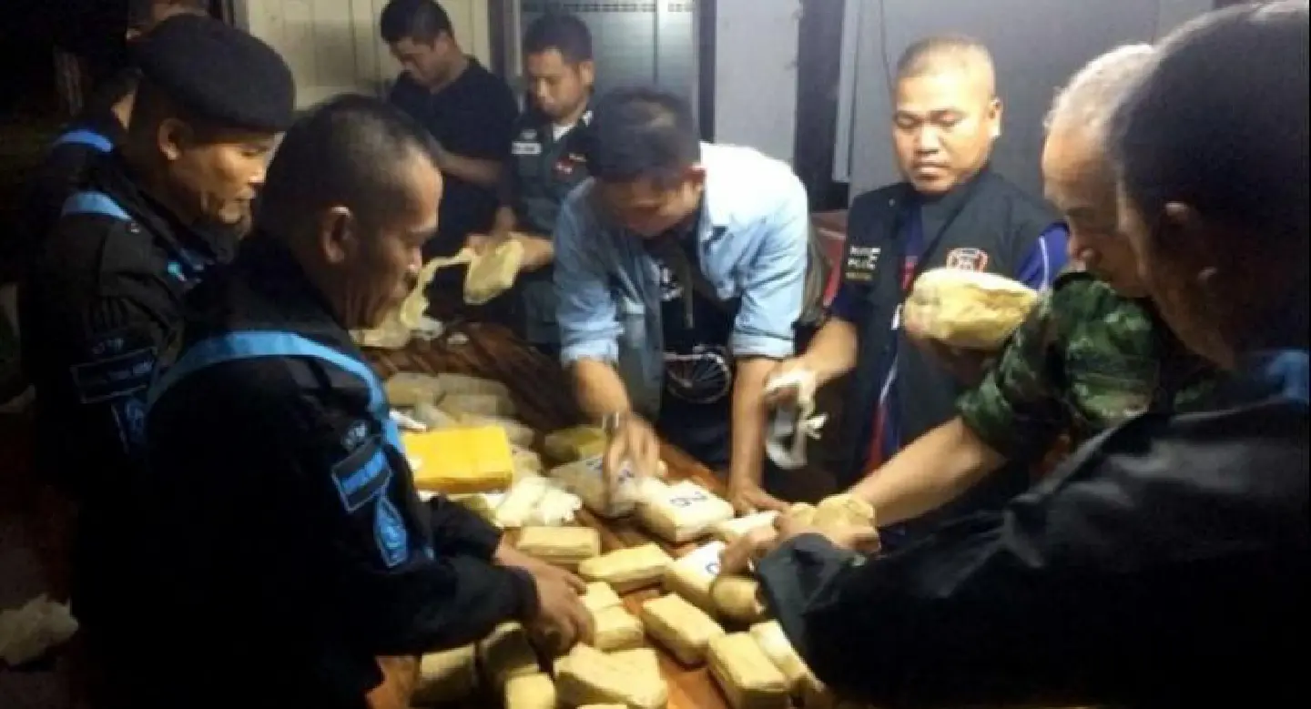 Meth cache found on Mukdahan roadside