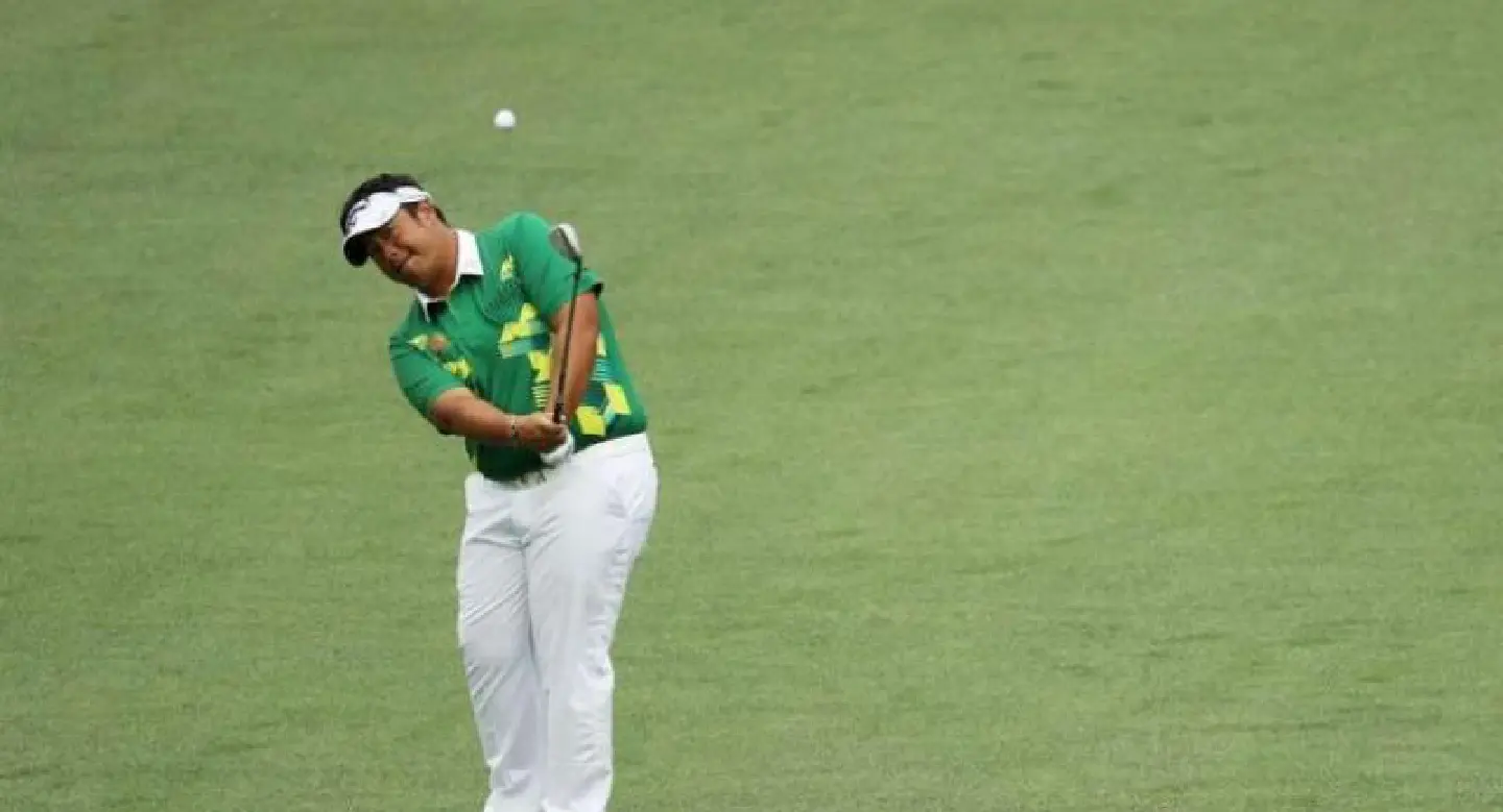 Thai No 1 holds nerve with late eagle, birdies to make cut in Augusta Thai No 1 holds nerve with late eagle, birdies to make cut in Augusta
