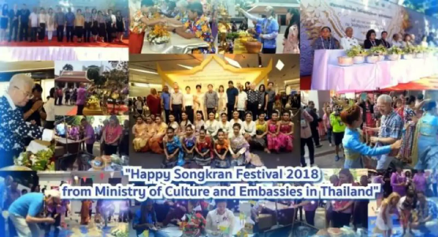Embassies bless Songkran in video clip to Thais Embassies bless Songkran in video clip to Thais