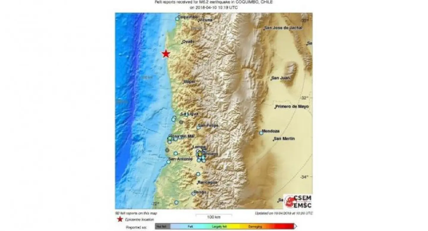 Strong 6.2-magnitude quake shakes Chile: officials Strong 6.2-magnitude quake shakes Chile: officials
