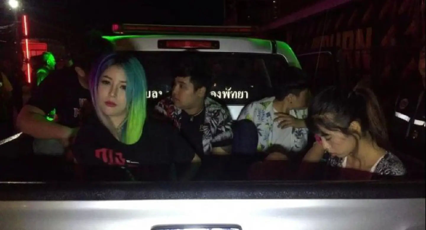 Net idol DJ Katoy netted in Pattaya club raid