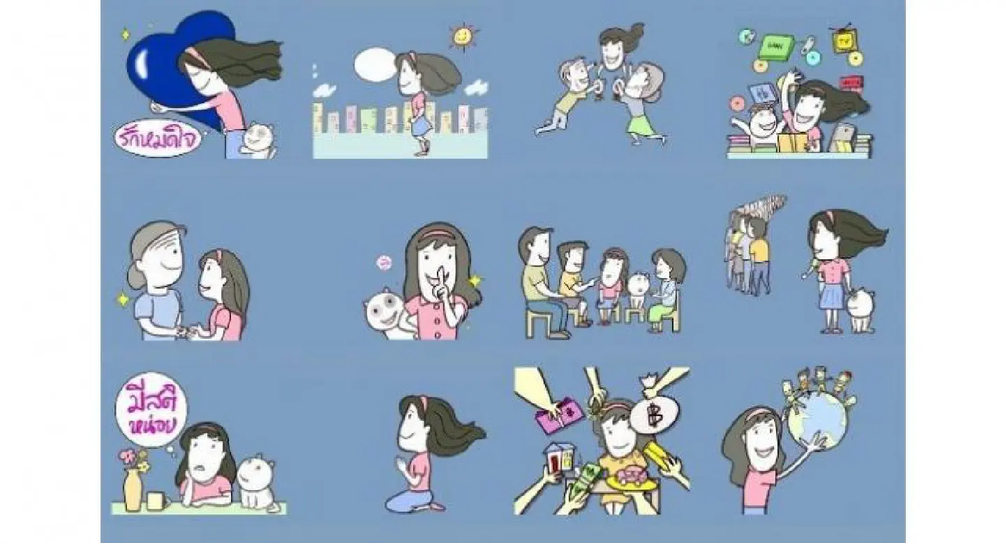 Netizens unimpressed by govt plan to spend Bt7 million on Line stickers