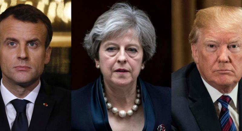 Trump, allies praise Syria strikes as Moscow seethes