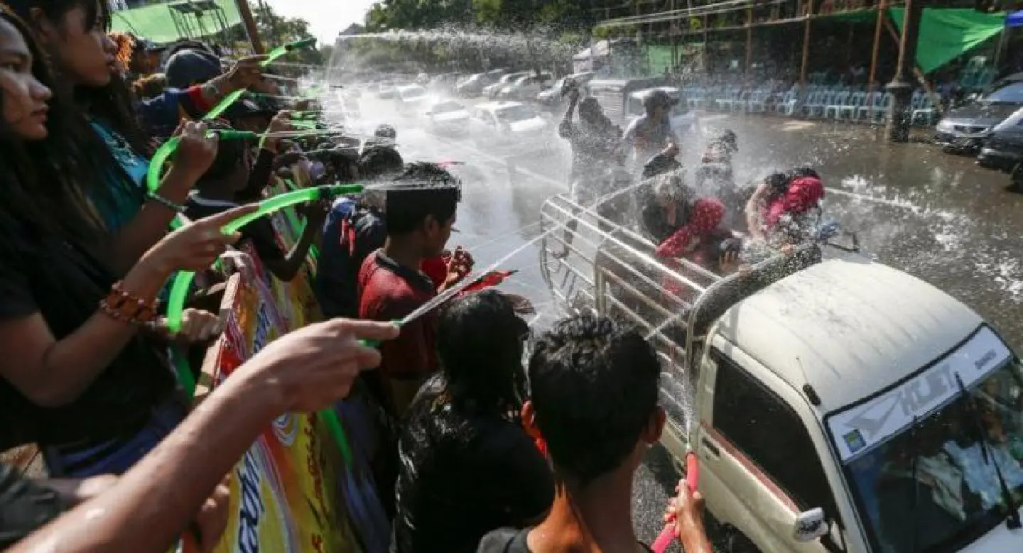 Myanmar celebrates Thingyan water festival Myanmar celebrates Thingyan water festival