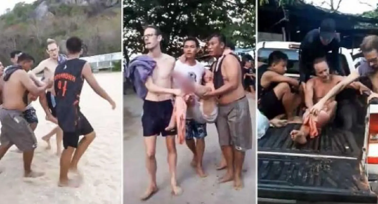 Confusion after claims foreigner bitten by shark in Hua Hin - injuries caused by rocks say doctors Confusion after claims foreigner bitten by shark in Hua Hin - injuries caused by rocks say doctors