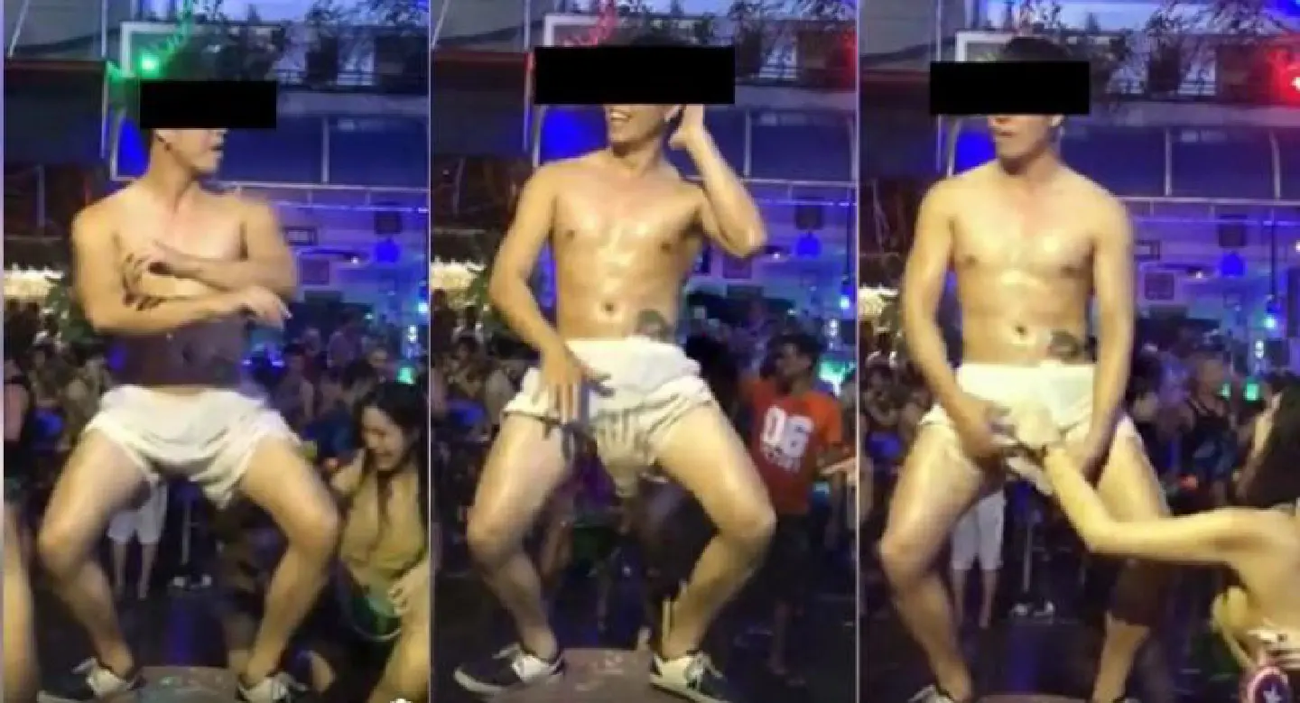 Topless Western dancer in Patong located by police