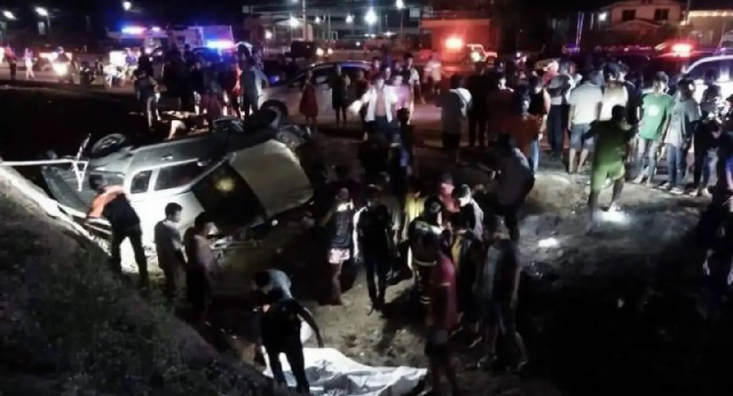 5 Songkran celebrants killed, 4 injured as pickup flips in Sa Kaew 5 Songkran celebrants killed, 4 injured as pickup flips in Sa Kaew