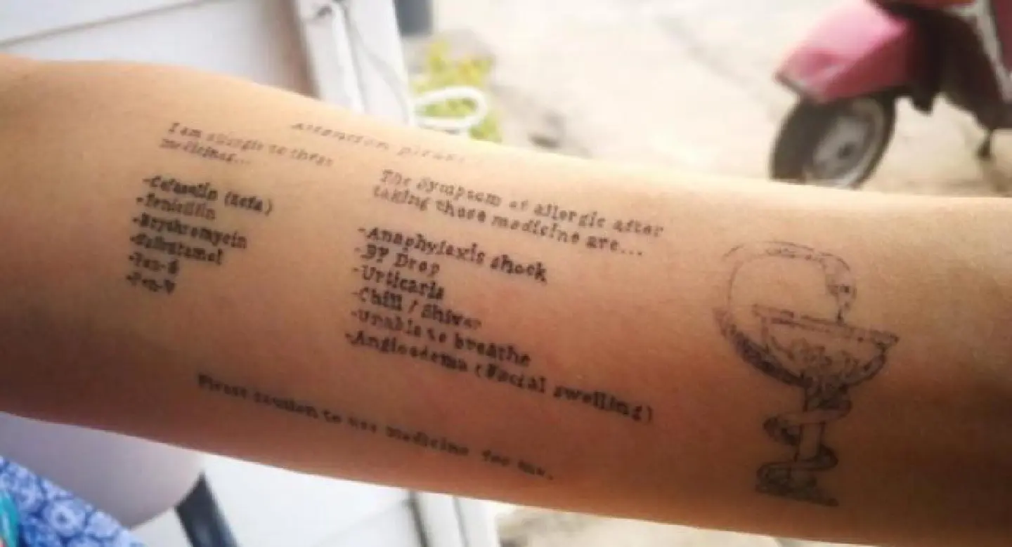 Chiang Mai woman’s tattoo is ‘practical magic’ Chiang Mai woman’s tattoo is ‘practical magic’