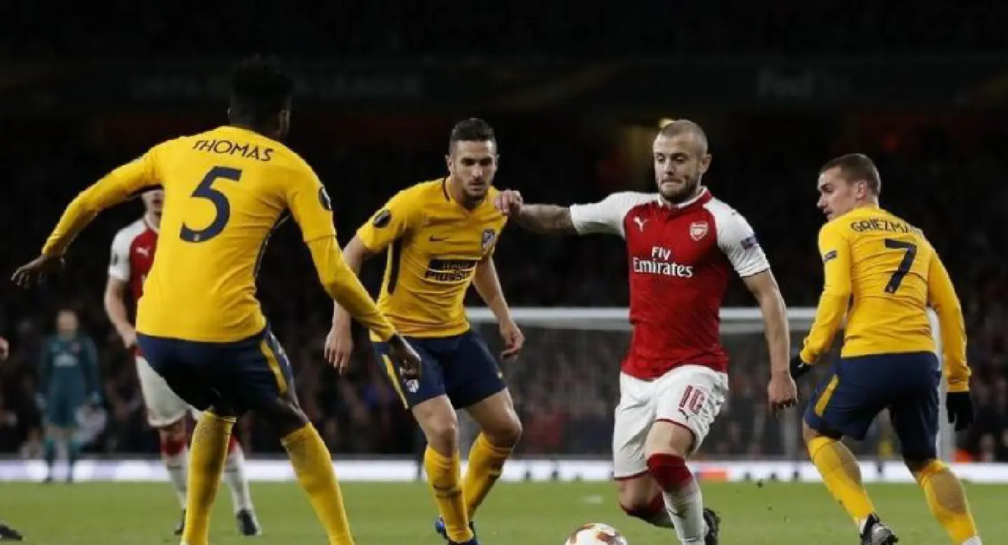 Profligate Arsenal punished by 10-man Atletico Madrid Profligate Arsenal punished by 10-man Atletico Madrid