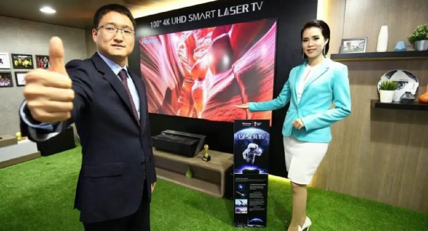 Hisense unveils flagship 100-inch TV for World Cup viewers