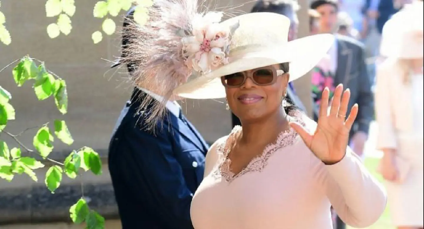 Winfrey queen of the celebs at Britain's royal wedding Winfrey queen of the celebs at Britain's royal wedding