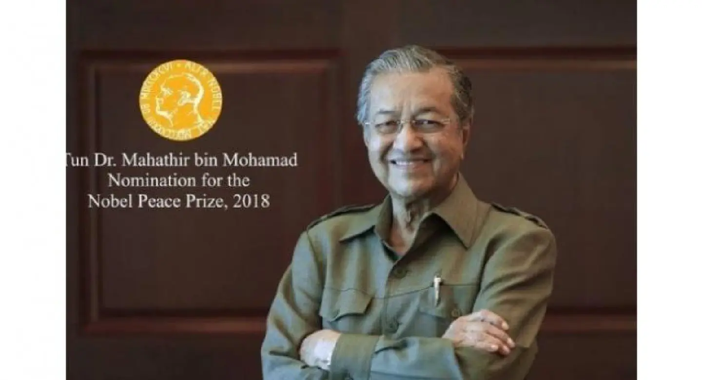 Fourth petition in a fortnight - this time Dr M's nomination for Nobel Peace Prize