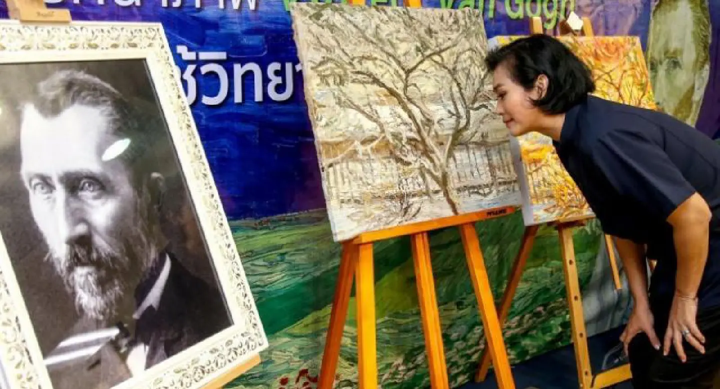 Is it a Van Gogh? fingers crossed Is it a Van Gogh? fingers crossed
