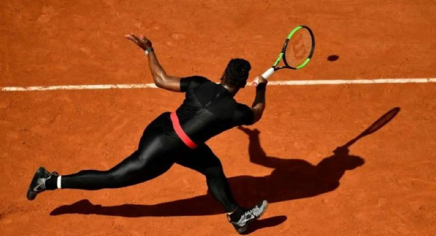 'Warrior princess' Serena says black catsuit also key to health 'Warrior princess' Serena says black catsuit also key to health