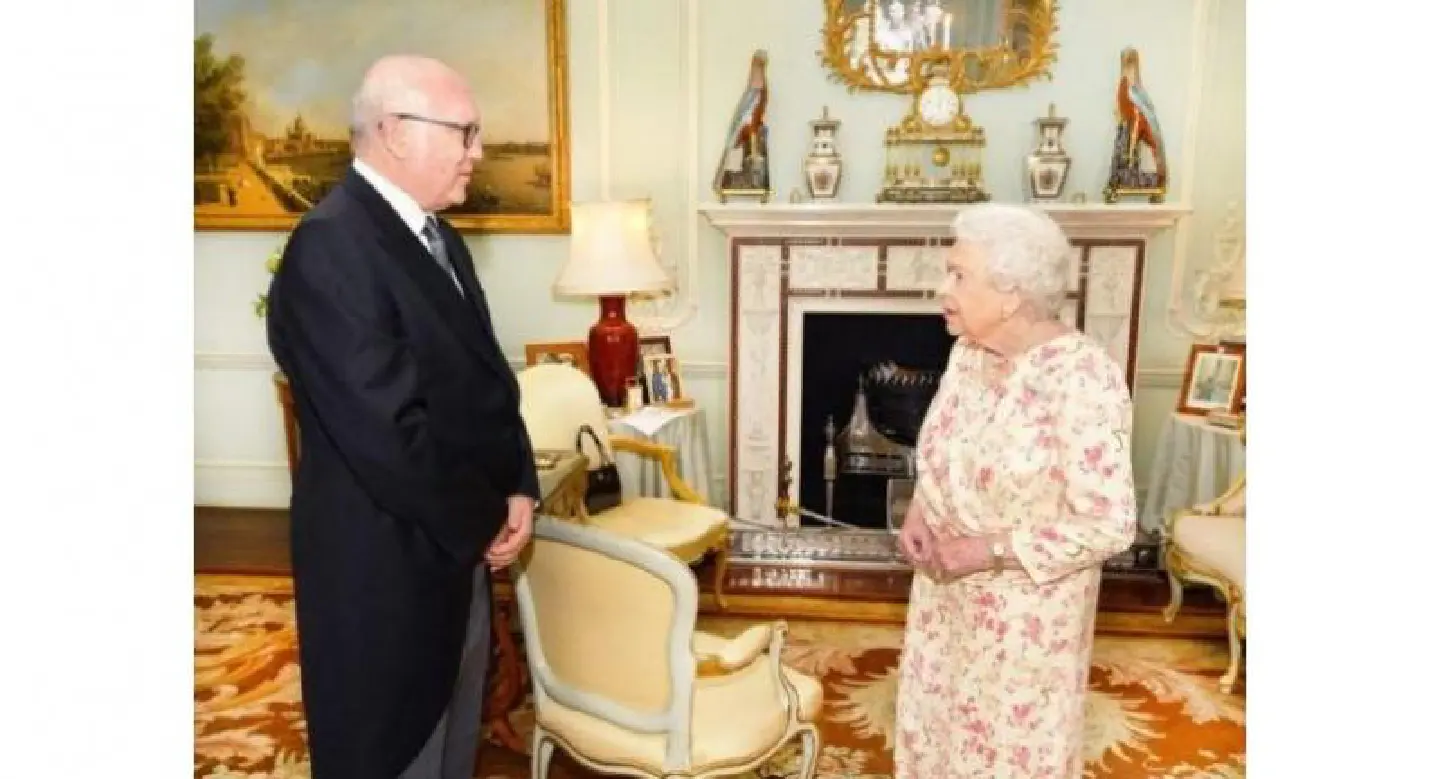 Queen Elizabeth II has a framed photo of Meghan Markle and Prince Harry Queen Elizabeth II has a framed photo of Meghan Markle and Prince Harry