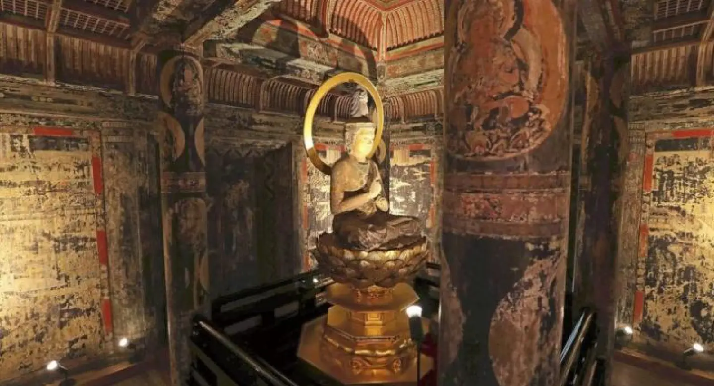 The Buddhist murals that survived a war