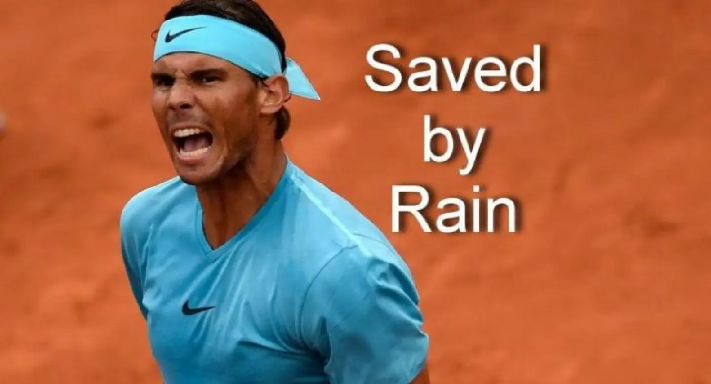Rain cuts short Nadal fightback, Muguruza crushes Sharapova Rain cuts short Nadal fightback, Muguruza crushes Sharapova