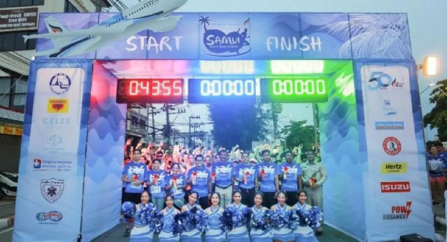 Over thousands take part in Bangkok Airways Samui Half Marathon Over thousands take part in Bangkok Airways Samui Half Marathon