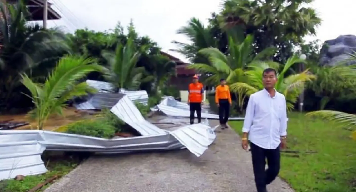 Four storm-hit villages in Phang Nga declared disaster zones Four storm-hit villages in Phang Nga declared disaster zones