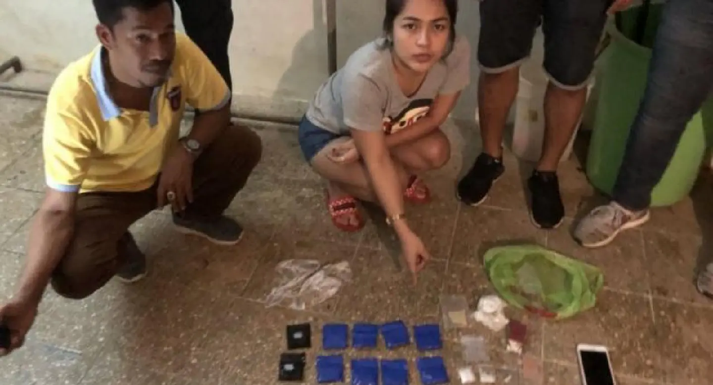 Busted with meth, woman begs husband to turn himself in Busted with meth, woman begs husband to turn himself in