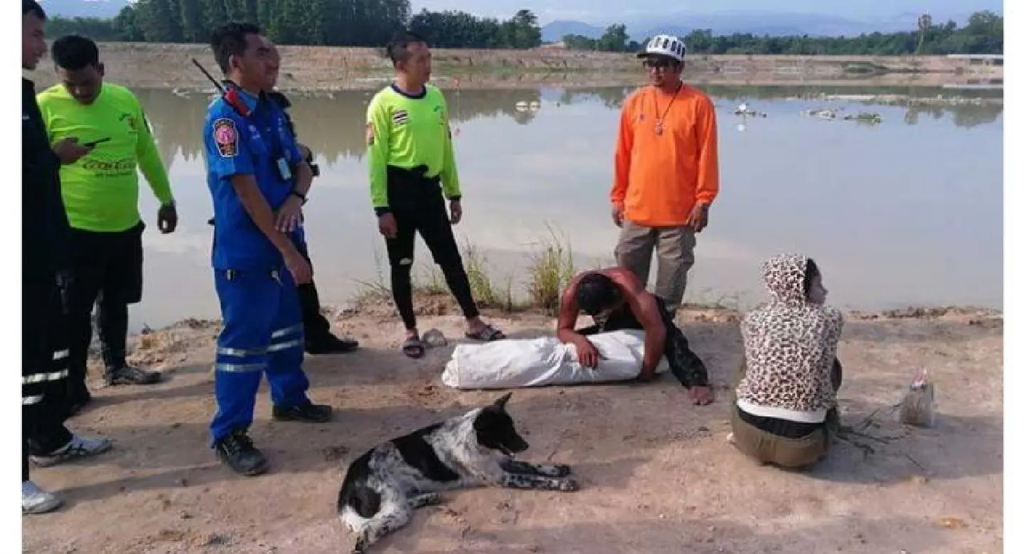 Pet dog leads Songkhla family to drowned boy Pet dog leads Songkhla family to drowned boy