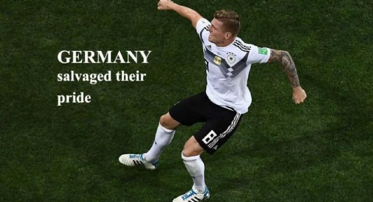 Germany hold nerve as Kroos brings World Cup holders back from brink Germany hold nerve as Kroos brings World Cup holders back from brink