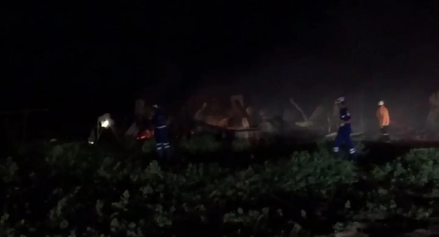 Electrical fault responsible for construction site blaze Electrical fault responsible for construction site blaze