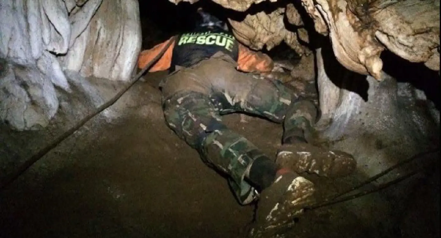 Rescuers search for ceiling shaft Rescuers search for ceiling shaft