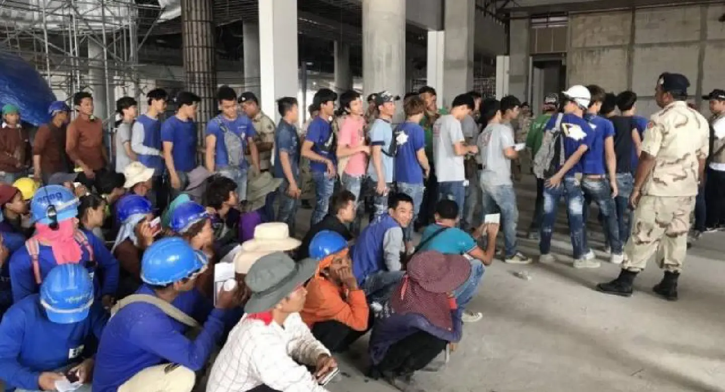 Detained unregistered foreign workers to be deported Detained unregistered foreign workers to be deported