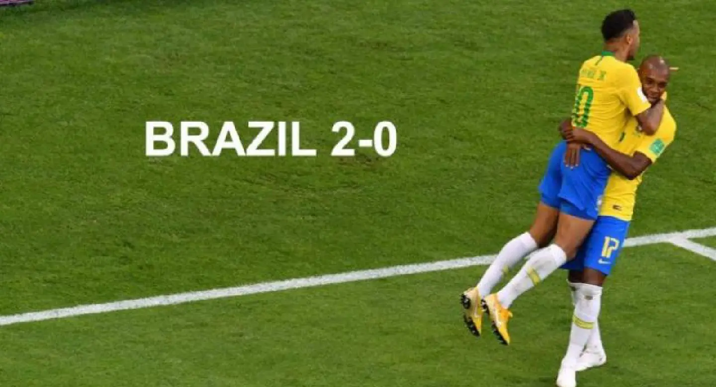 Neymar on target as Brazil ease into World Cup quarter-finals