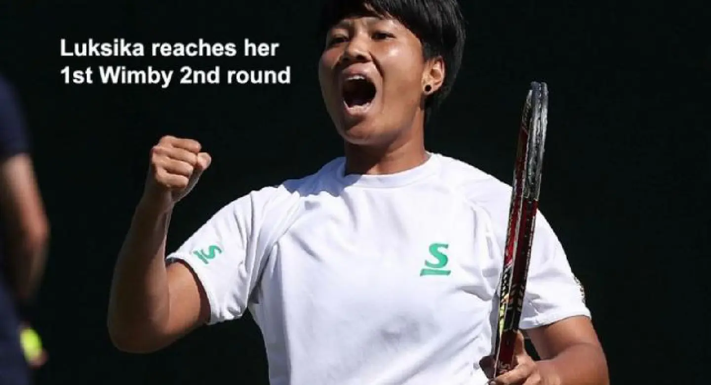 Luksika outlasts Pera for Wimbledon 2nd round berth