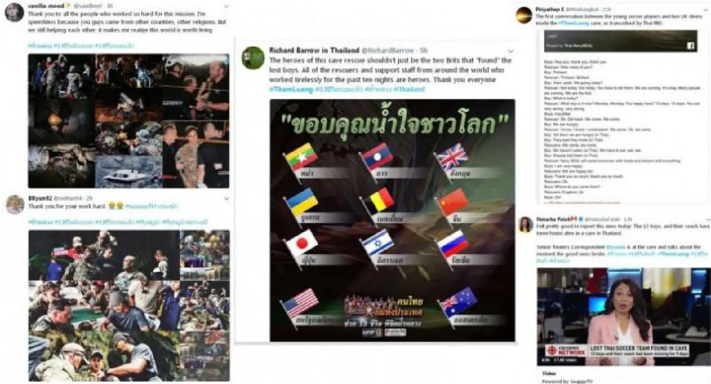 Social media erupts with tears of joy as missing team found Social media erupts with tears of joy as missing team found