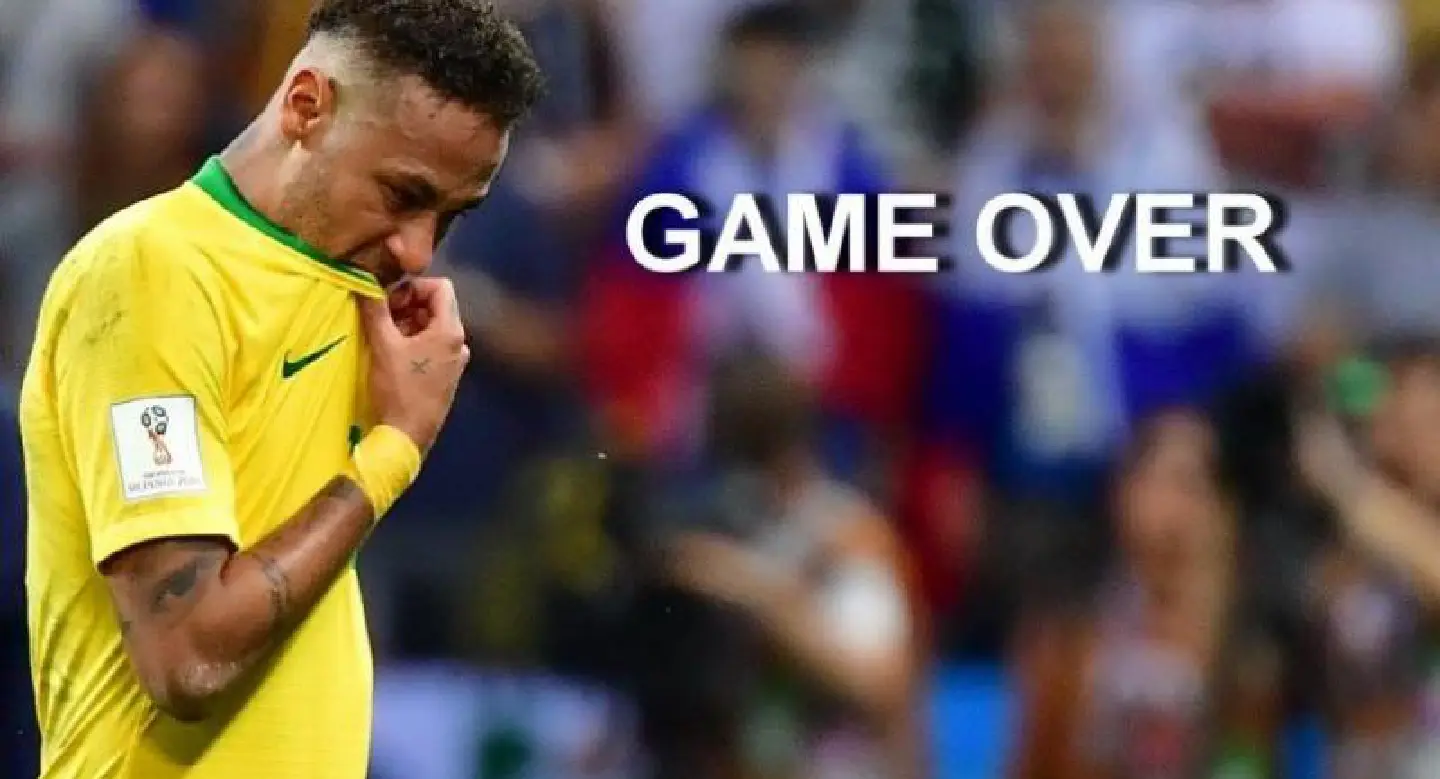 Four years on, another World Cup ends in agony for Neymar and Brazil Four years on, another World Cup ends in agony for Neymar and Brazil