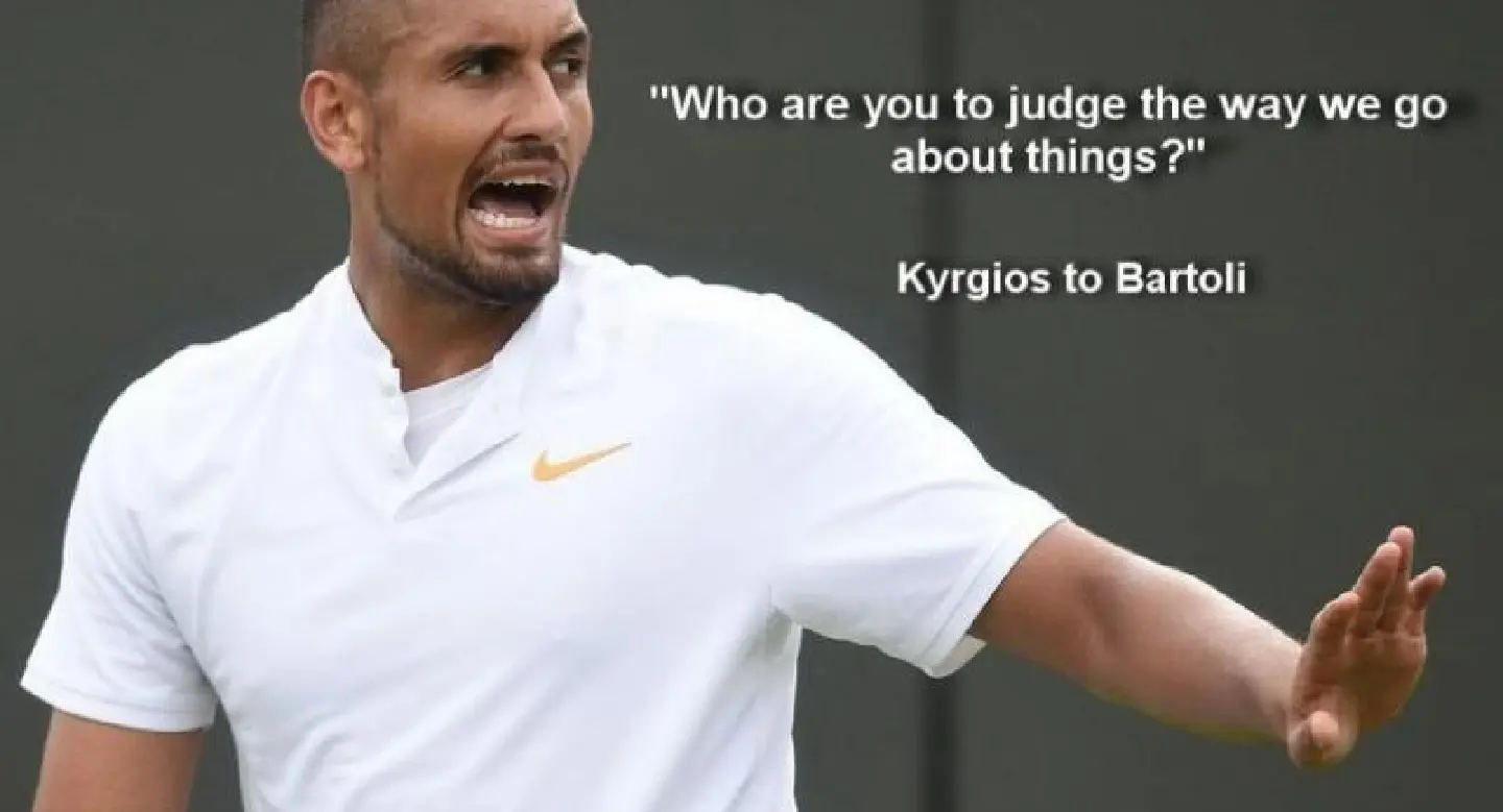 Kyrgios slams Bartoli over 'pathetic' jibe Kyrgios slams Bartoli over 'pathetic' jibe