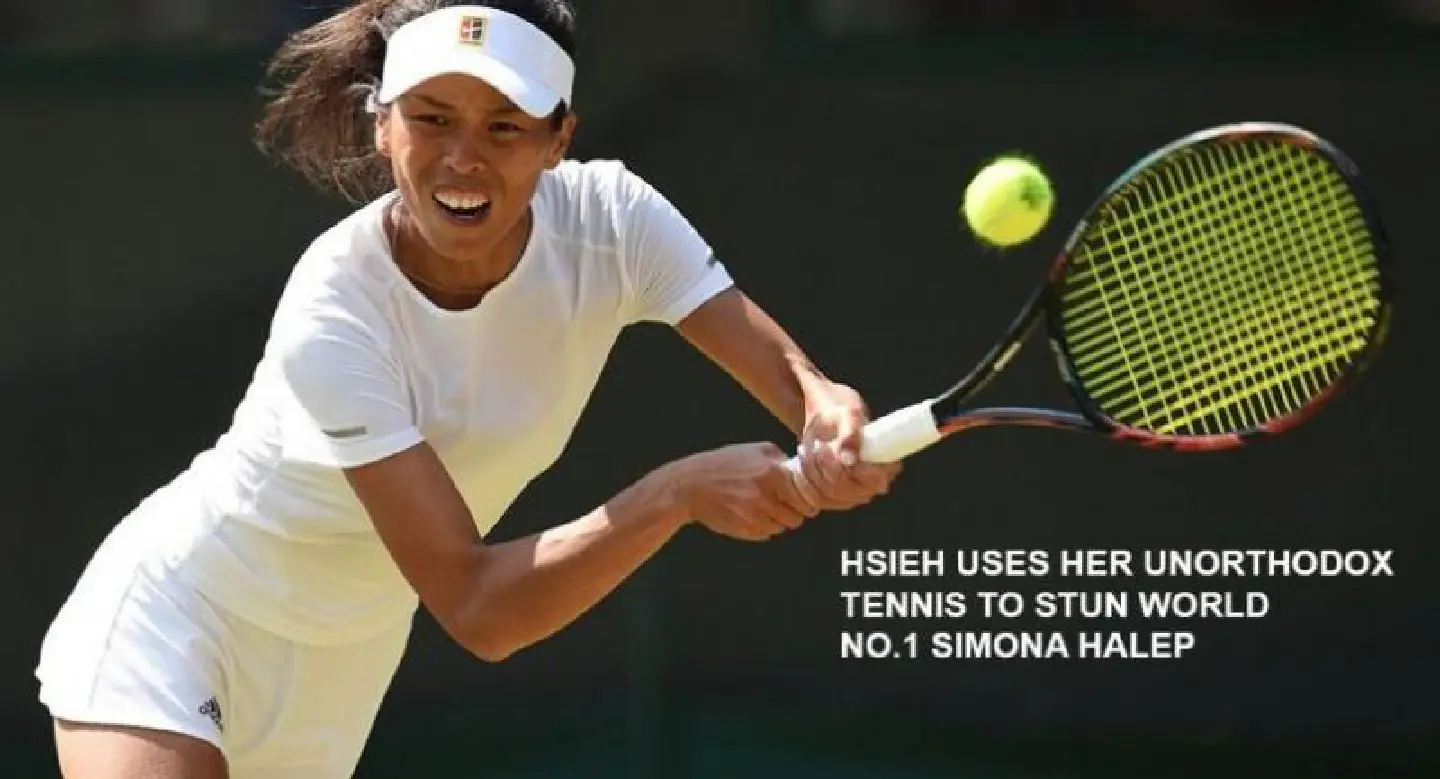 Hsieh stuns Halep at Wimbledon, Nadal keeps top spot Hsieh stuns Halep at Wimbledon, Nadal keeps top spot