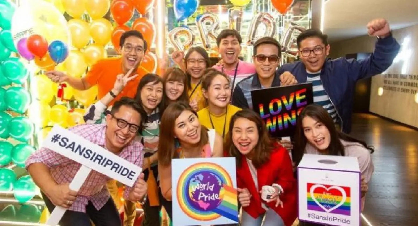 Sansiri shows ‘Pride’ with rainbow logo Sansiri shows ‘Pride’ with rainbow logo