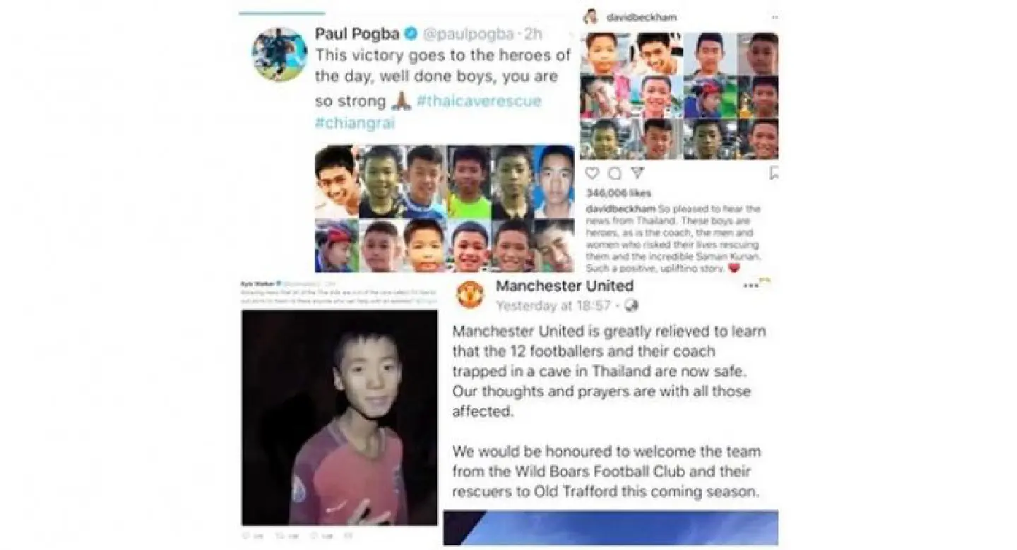 Football world in jubilant after Wild Boars rescued Football world in jubilant after Wild Boars rescued