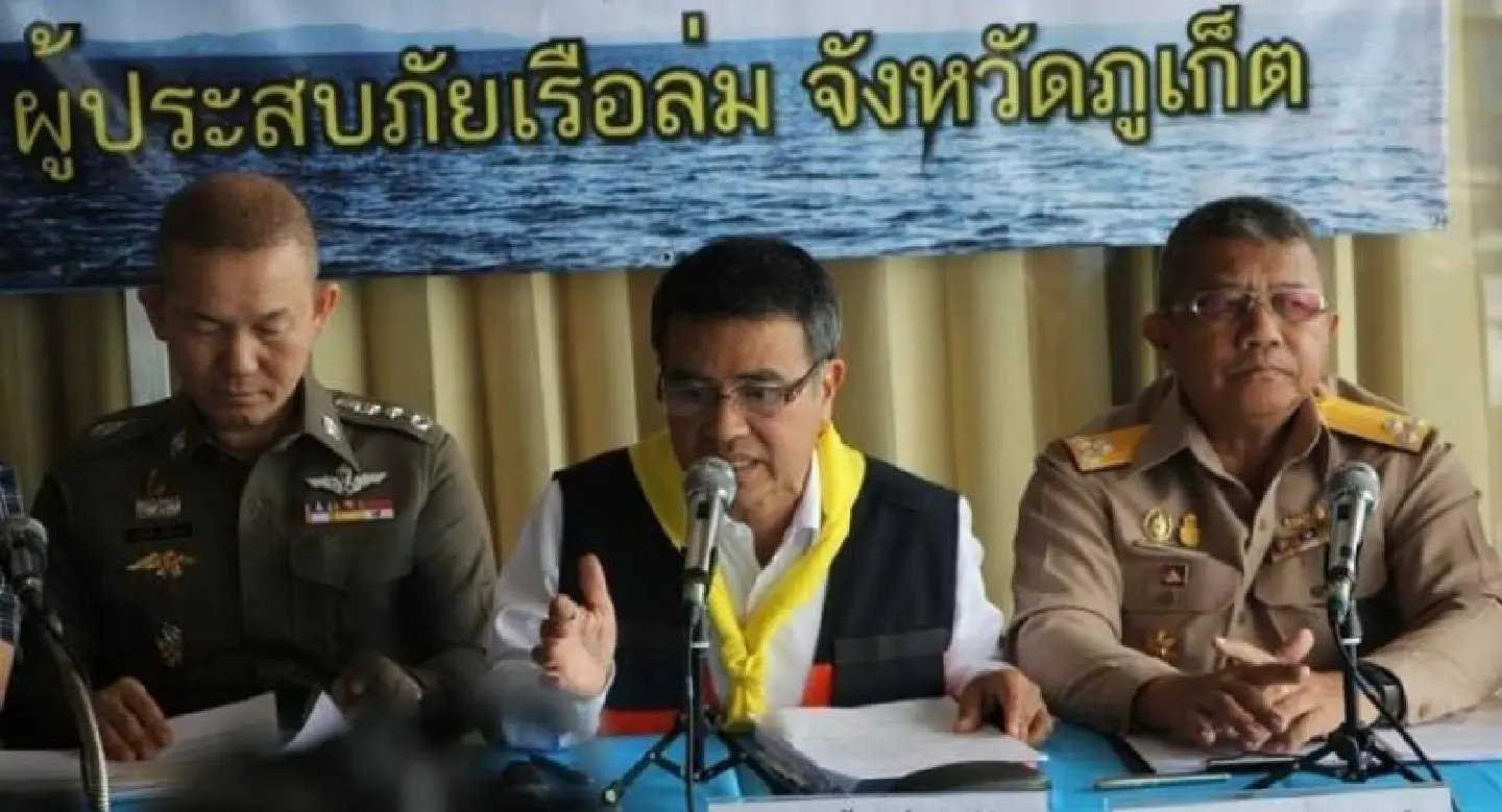Phuket boat disaster toll: 42 survivors, 46 found dead, 1 missing Phuket boat disaster toll: 42 survivors, 46 found dead, 1 missing
